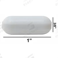Stirring Bar: Octagon, Alnico, 25.4 mm Overall Lg, 9.5 mm Dia, Autoclavable, White (MPN F37120-0038). Key specifications — Color: White; Brand: SP SCIENCEWARE; Product Type: Stirring Bar; Shape: Octagon.