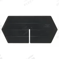 QUANTUM STORAGE SYSTEMS Bin Divider: 8 in x 4 in, Not Electrostatic Discharge Conductive, Black (MPN LD965). Key specifications — attr1188059: QP965; attr1188063: QUANTUM STORAGE SYSTEMS.