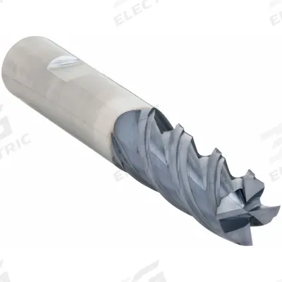 WIDIA HANITA Square End Mill: Carbide, AlTiN Coated, 4 Flute, 5/8" Mill Dia, 1-5/8" LOC - Fast-Cutting Carbide Square End Mills for Steel & Cast Iron