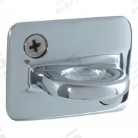 VISIONTRON Wall Plate, Accepts 2 Ropes: 2 in Overall Ht, 2 in Overall Wd, Chrome (MPN WP-PC). Key specifications — Brand: VISIONTRON; Finish: Chrome; Material: Metal.