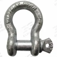 APPROVED VENDOR Anchor Shackle: Anchor Shackle, 6,600 lb Working Load Limit, Alloy Steel, Silver (MPN 55AY20). Key specifications — Body Color: Silver; Brand: APPROVED VENDOR.