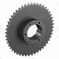 TSUBAKI Sprocket: For 50 Chain, 48 Teeth, 9.556 in Pitch Dia, 9.911 in Outside Dia, Steel (MPN 50Q48). Key specifications — attr85388: TSUBAKI; attr305233: Q1.