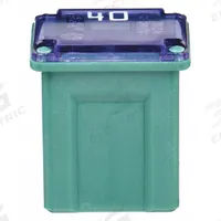 BUSSMANN Automotive Fuse: FMX Series, Green, Female, Cartridge, Time-Delay, 40 A, 32 V DC (MPN FMX-40LP). Key specifications — Series: FMX; Brand: BUSSMANN; Equivalent Fuse Series: FMX & JCAS.