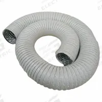 JET Heat Resistant Dust Collection Hose: 3 in Dia x 8 ft L, For Use With JDC-500/JDC-501/JDCS-505 (MPN 414725). Key specifications — attr980022: JDC-501; attr980025: 3 in; attr980020: 414725; attr980030: JET.