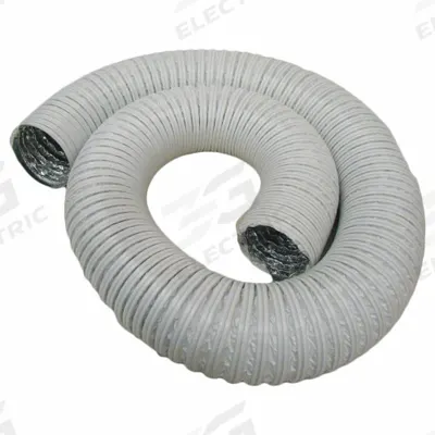 JET Heat Resistant Dust Collection Hose: 3 in Dia x 8 ft L - Hoses for Metal Dust Collectors