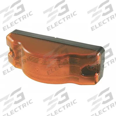 GROTE Side Turn Marker Lamp: Incandescent, Turn Signal Light, Amber, Rectangular - Turn Signal Lights