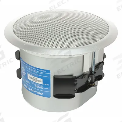 SOUNDTUBE Speaker: Passive, 2-Way, 8 ohm Impedance, 10 3/4 in Overall Wd - Ceiling-Mount Speakers