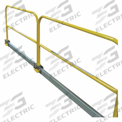 GARLOCK SAFETY SYSTEMS Toe Board: 6 1/4 ft x 4 in, Permanent, Toe Board - Toe Boards for Guardrail Systems