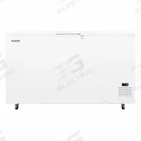 ACCUCOLD Lab Freezer: Chest, 12.8 cu ft, 0°C to 60°C, Manual Defrost Method, 27 1/4 in Overall Dp (MPN EL41LT). Key specifications — Defrost Method: Manual; Brand: ACCUCOLD; Door Hinge: Top.