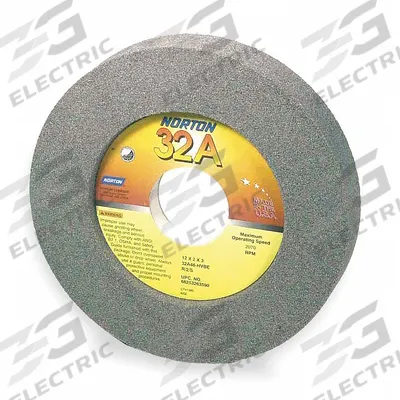 NORTON Recessed Grinding Wheel: Type 7, 12" x 2" x 5" - Grinding Wheels for Moderate-to-Heavy Grinding of Tool Steels