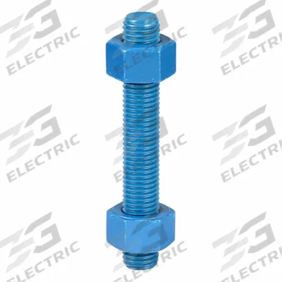 USA FASTENER Fully Threaded Stud: 3/4"-10 Thread Size, Steel, Grade B7, PTFE Coated - PTFE-Coated Fully-Threaded Rods & Studs