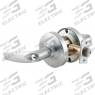 SCHLAGE Door Lockset: Storeroom Lever Locksets, Chrome, ADA Compliant - Electric Lever Locksets
