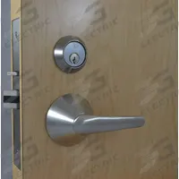 SECURITECH Door Lockset: Classroom Security Lever Locksets, Stainless Steel, ADA Compliant, SFIC (MPN LSL-M2-SE2-630-LH). Key specifications — attr1024149: Ligature-Resistant; attr1011488: SECURITECH; attr1011524: No Message; attr1011506: LSL Lever; attr1011485: Yes; attr1059461: Satin Stainless Steel : Stainless Steel.