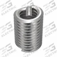 HELI-COIL Helical Insert: Tanged Tang Style, Free-Running, M5-0.80 Thread Size, Plain, Plain, 100 PK (MPN A1084-5CN100). Key specifications — attr798694: 18-8; attr798710: Right Hand; attr798707: M5-0.80; attr798676: Metal; attr798705: Metric; attr798675: HELI-COIL; attr798681: 5.2mm; attr798708: 200,000 to 250,000 psi.