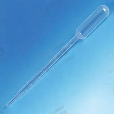 GLOBE SCIENTIFIC Transfer Pipette: 5 mL Capacity, Non-Sterile, Std Transfer Pipette, Plastic - Non-Sterile Transfer Pipettes