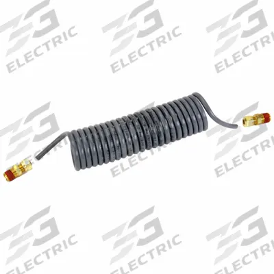 VELVAC Tubing: Gray, Service, 1/4 in OD - Coiled Air Brake Assemblies