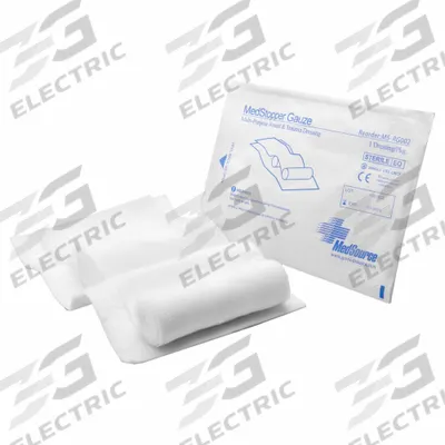 MEDSOURCE MedStop Gauze: 9 1/2 in Dressing Lg, 5 1/2 in Dressing Wd, Cotton/Fabric - Trauma Dressings
