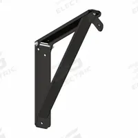 SCHAEFER Mounting Bracket: Mounting Bracket, 21 in Lg, 4 in Wd, Steel (MPN WM24D-B). Key specifications — Material: Steel; Manufacturer Part Number: WM24D-B; Brand: SCHAEFER; Color: Black.