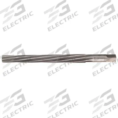 YANKEE Taper Pin Reamer: For #9 Pin, 0.25 in x 0.6066 in Dia - Spiral-Flute Taper Pin Reamers