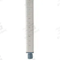 METRO Shelving Post: 74 3/16 in x 1 3/4 in, Taupe, 18 ga Post Gauge, Steel, Epoxy Coated (MPN MQ74PE - 9995Z). Key specifications — attr37235: Steel; attr37236: Epoxy Coated; attr37233: Taupe; attr37247: (10) MetroMax S Hooks; attr33785: METRO.