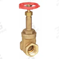 MILWAUKEE VALVE Gate Valve: 2 in, Bronze, Rising, FNPT x FNPT, 300 psi Max. Pressure (CWP), Wheel (MPN 1150 2"). Key specifications — Wedge Material: Bronze; Brand: MILWAUKEE VALVE; Bonnet Material: Bronze.