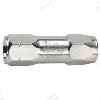PARKER Hydraulic Check Valve: 3,000 psi, 8 gpm, 7/16 in, SAE O-Ring Boss (MPN DC-250-FOFO-5). Key specifications — Body Material: Steel; Outlet Connection Type: SAE O-Ring Boss; Brand: PARKER; Inlet Connection Type: SAE O-Ring Boss.