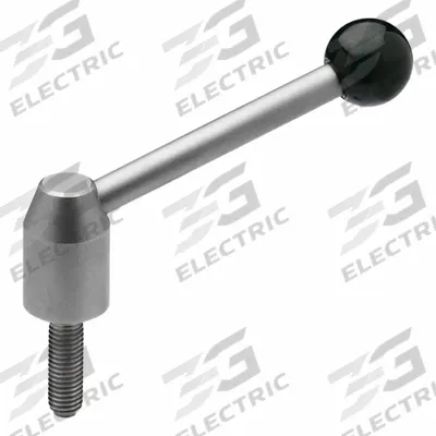 JW WINCO Adjustable Handles - Corrosion-Resistant Adjustable Tension Levers with Threaded Stud