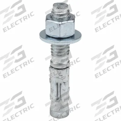 RED HEAD Wedge Anchor: 2 1/4 in Overall Lg, 3/8 in Dia, 3/8"-16 Thread Size, Steel - Steel Wedge Anchors