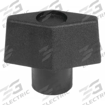INNOVATIVE COMPONENTS Hand Knob: T, Plastic w/ Steel Thread, 1/4"-20 Thread - T-Handle Knobs with Threaded Hole