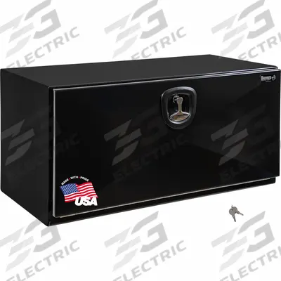 BUYERS PRODUCTS Underbody: Underbody Truck Box, Single Drop-Down Door Door, 18 in Overall Dp - Single Drop-Down Door Boxes