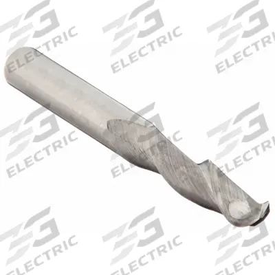 CLEVELAND Ball End Mill: Carbide, 2 Flute, 5/16" Mill Dia, 1-5/8" LOC, 4" OAL (MPN C60945) - Carbide Ball End Mills for Aluminum