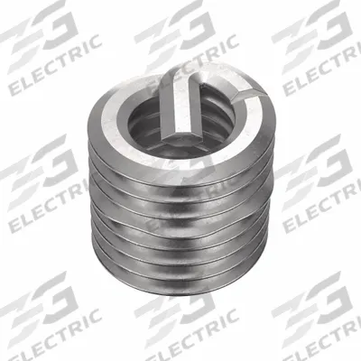 HELI-COIL Helical Insert: Tanged Tang Style, Screw-Locking, M3-0.50 Thread Size, Plain - Screw-Locking Tanged Helical Inserts