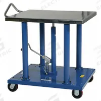 APPROVED VENDOR Lift Table: Not Powered, 2,000 lb Load Capacity, 36 in L x 30 in W, Steel, Hydraulic (MPN HT-20-3036A). Key specifications — Platform Material: Steel; Brand: APPROVED VENDOR.