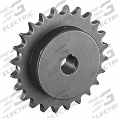 TSUBAKI Single Strand Sprocket: 60, For 3/4 in Chain Pitch, 1 in Bore Dia, 24 Teeth, Steel (MPN 60B24F-1). Key specifications — Brand: TSUBAKI.