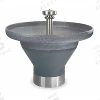 BRADLEY Wash Fountain: Empire Gray, Terreon®, Circular, 54 in Overall Wd, Std Drain, 8 Stations (MPN S93-587). Key specifications — Bowl Shape: Circular; Drain Type: Standard; Color: Empire Gray; Brand: BRADLEY; Series: Terreon Deep Bowl; Sink Material: Terreon®; ADA Compliant: ADA Compliant.