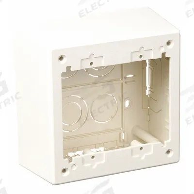 PANDUIT Deep Junction Box: T-45, Plastic, Off White - Outlet Boxes for Nonmetallic Single-Channel Raceways
