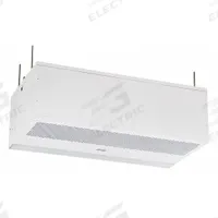 Heated 17"H 42"W 26"D Alumin Air Curtain: For 3 1/2 ft Opening Wd, 1,437 cfm, 230V AC, 3 Ph, White (MPN PH1042-1EFH-PW). Key specifications — Brand: MARS; Housing Color: White; Housing Material: Aluminum; Nameplate Voltage: 230V AC.