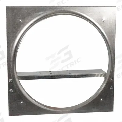 Dayton Exhaust Fan Venturi Frame: Steel, For 18 in Blade Dia - Frames for Wall-Mount Ventilation Fans