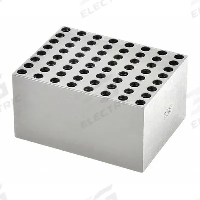 OHAUS Heat Block: Anodized Aluminum, 1 7/8 in Overall Wd, 20 1/4 in Overall Lg - Dry Bath Blocks