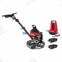 MILWAUKEE Edging Trowel Kit: 24 in Ring Dia, 9 in Lg, 4 3/4 in Wd, Electric (MPN MXF324-2HD). Key specifications — Brand: MILWAUKEE; Includes: (2) Batteries; Engine: Electric; Blade Material: Steel.