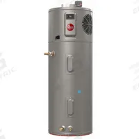 RHEEM Electric Tank Water Heater: 208 to 240V, 65 gal, 5,000 W, Single Phase, 81.1 in Ht (MPN PROPH65 T2 RH400-SO). Key specifications — Phase: Single; Brand: RHEEM; Maximum Recovery Flow Rate: 27 gph @ 90°F.