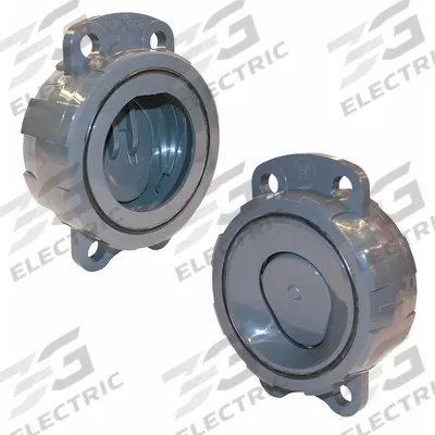 HAYWARD Wafer Check Valve: Swing, Inline Valve Body, 3 in Pipe Size, Wafer, CPVC - CPVC Wafer Spring-Loaded Swing Check Valves
