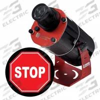 LASERGLOW TECHNOLOGIES Fixed Image Projector: Projector, Lens and Image Template, Stop, 80 W (MPN HSV8F063X). Key specifications — Brand: LASERGLOW TECHNOLOGIES; Includes: Mounting Brackets; Watts: 80 W; Legend/Background Color: Stop; Manufacturer Part Number: HSV8F063X; Product Type: Projector, Lens and Image Template.