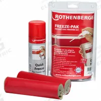 ROTHENBERGER Pipe Freezing Spray Kit: 5/16 in Min Steel Pipe Size, 1 in Max Steel Pipe Size, 30 min (MPN 1500003034). Key specifications — attr511216: As Little as 10 min; attr511209: 30 min; attr473837: ROTHENBERGER.