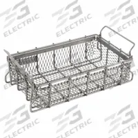 MARLIN STEEL WIRE PRODUCTS Parts Washer Basket: Rectangular, Stainless Steel, Silver, Not Nestable (MPN 00-00363278-38). Key specifications — Handle Included: Handle Included; Mesh Opening Size: 1/2 in; Stackable: Stackable; Lid Included: Lid Not Included; Brand: MARLIN STEEL WIRE PRODUCTS.