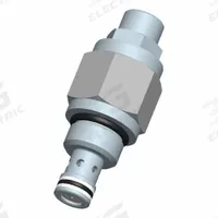 BUCHER HYDRAULICS Cartridge Valve: Screw-In, Screwdriver Adjustment, C08-20 Valve Cavity Size, PCFC (MPN PCFC-08-N-S-0-3.0). Key specifications — attr1012059: PCFC-08-N-S-0-3.0; attr1250696: PCFC; attr1011660: Nitrile; attr1011632: Screwdriver; attr1011635: BUCHER HYDRAULICS; attr1011636: Steel; attr1011644: C08-20.