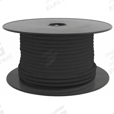 APPROVED VENDOR Primary Automotive Wire: SXL, 100 ft, 1 Conductor, 18 AWG, Black - XLPE-Insulated Heavy Duty Primary Wires