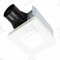 Exhaust Fan: Ceiling, 80 cfm Max, 1.5 sones, 1 Speed, Round Duct (MPN BEL8). Key specifications — Brand: BROAN; Primary Lighting Technology: LED Module; Nameplate Voltage: 120V AC; Duct Shape: Round; Heater: Without Heater; Includes: Backdraft Damper; Mounting Location: Ceiling; Number of Speeds: 1.