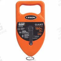 KESON GIANT Chalk Line Reel: 1:1, 150 ft Line Lg, Orange, 24 oz Fill Wt (MPN G150). Key specifications — attr1270037: 1:1; attr1270064: KESON GIANT; attr1270076: Plastic.