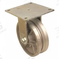 APPROVED VENDOR Plate Caster: Rigid, Iron, 6 in Wheel Dia, 2 in Wheel Wd, 7 1/2 in Mounting Ht, Hole (MPN P21R-C060R-15-VG1). Key specifications — attr1100373: APPROVED VENDOR.